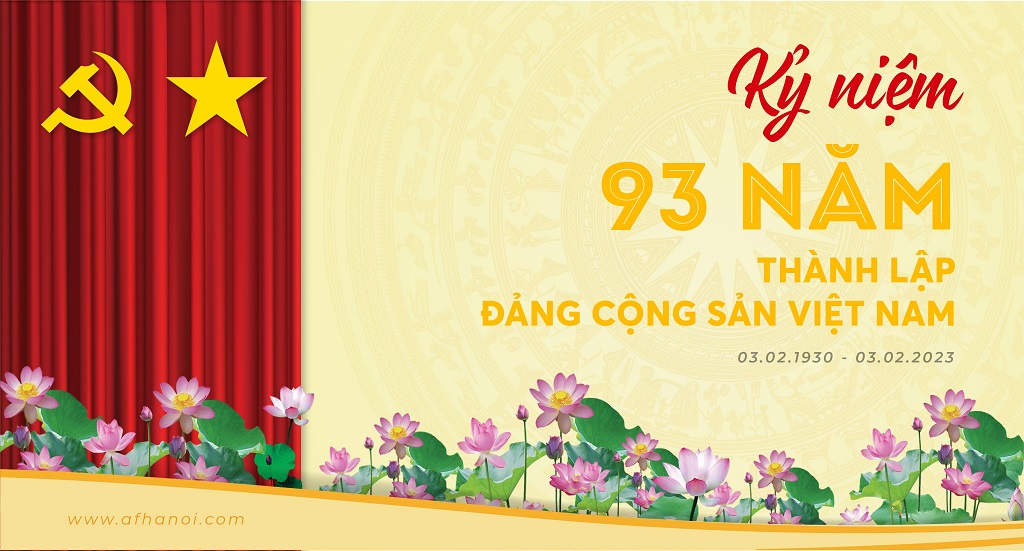 Kỉ niệm 93 năm Ngày thành lập Đảng Cộng sản Việt Nam (03/02/1930 – 03 ...