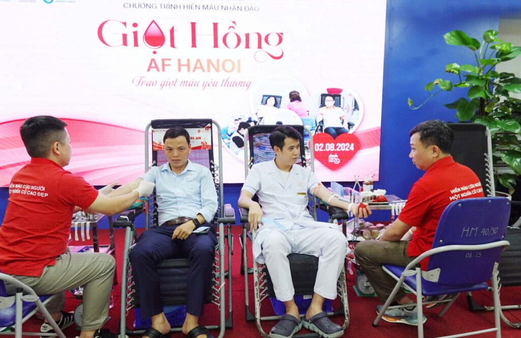 Hiến Máu Nhân đạo Giọt Hồng Af Hanoi 2024 (3)