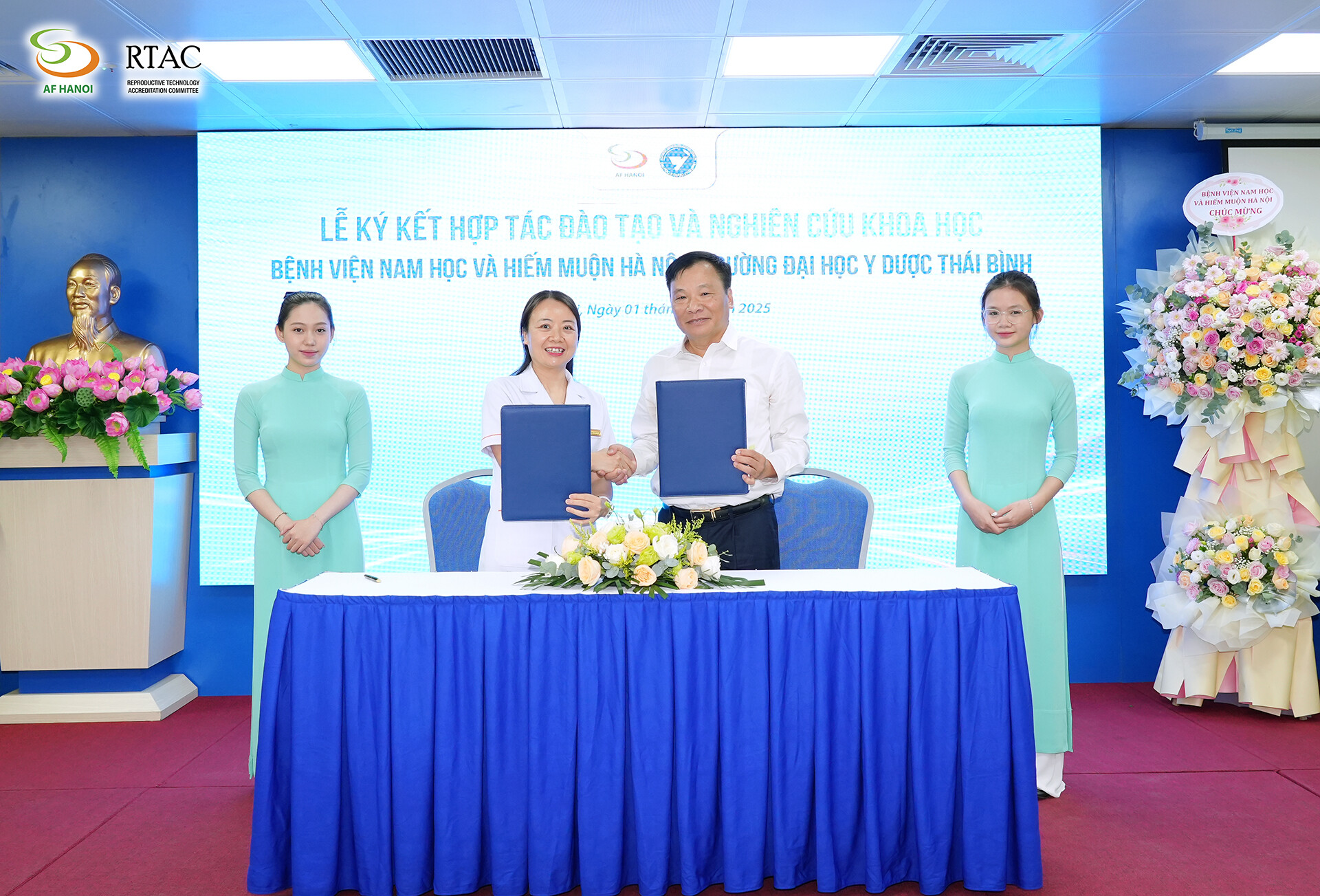 Ảnh Kí Kết Hợp Tác Đh Y Thái Bình (14)