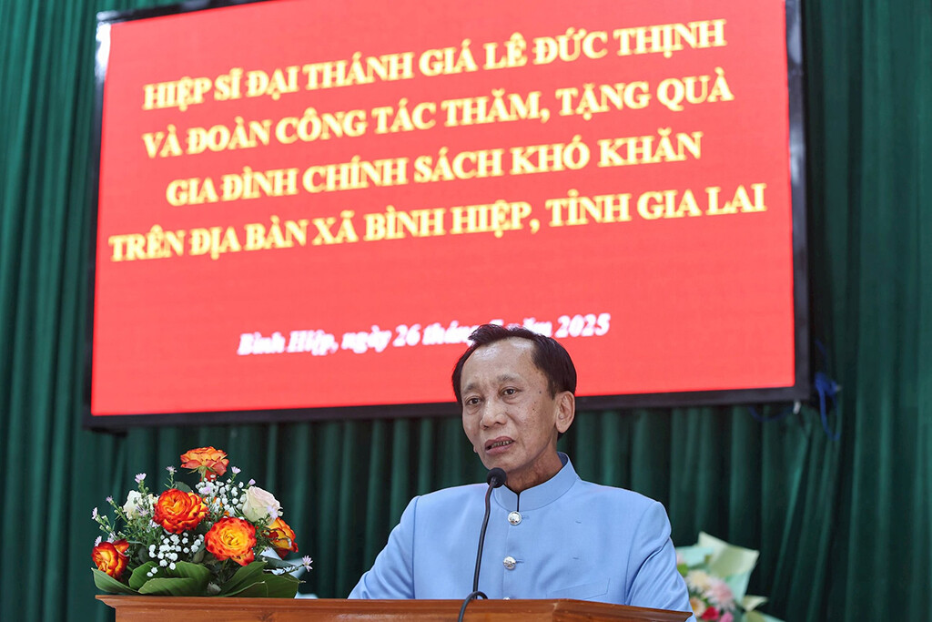 Hiệp Sĩ Đại Thánh Giá Lê Đức Thịnh Phát Biểu
