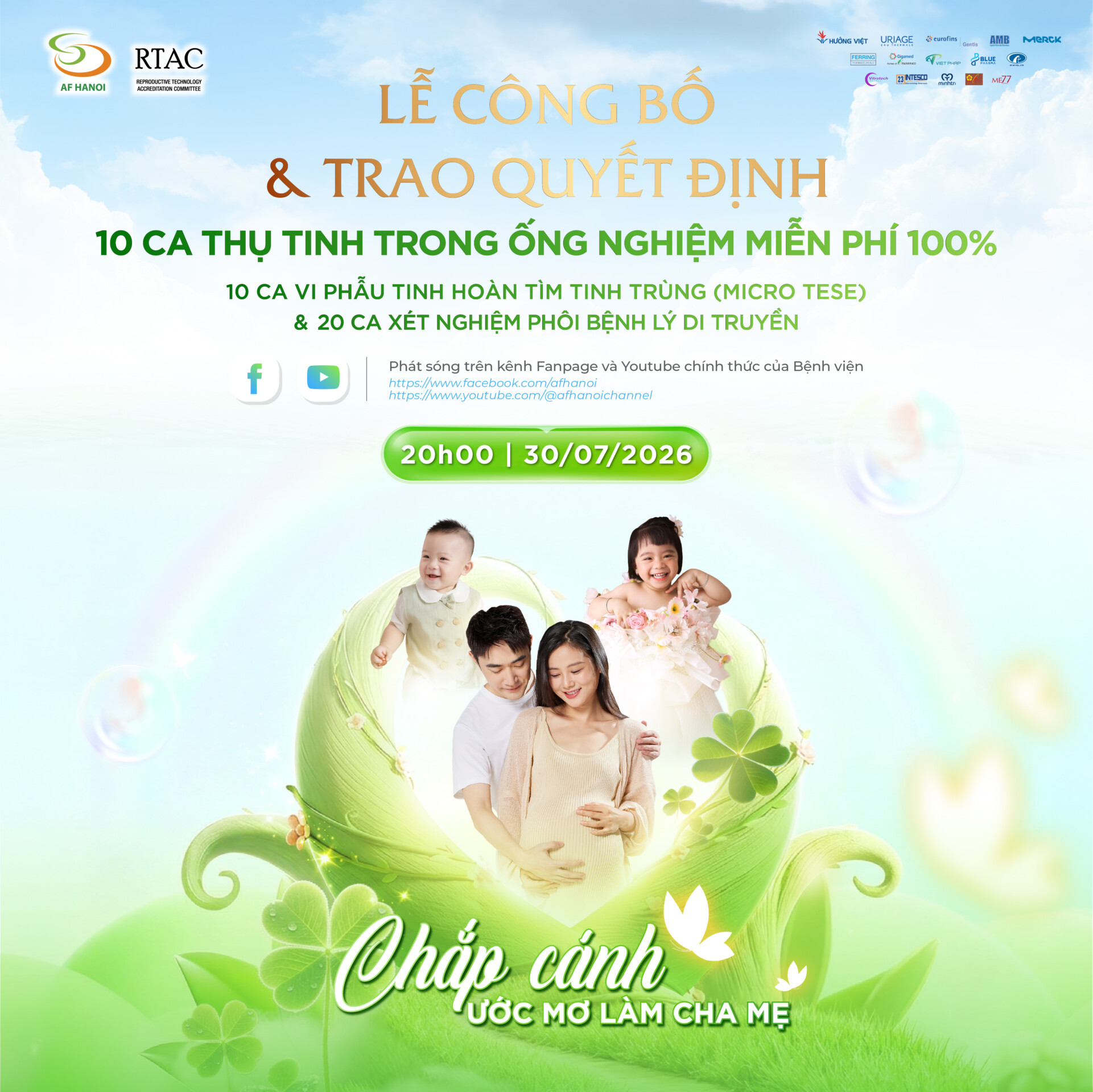 Thông Báo: Lễ Công Bố và Trao Quyết Định 40 Gói Hỗ Trợ 100% Tuần Lễ Vàng 2026