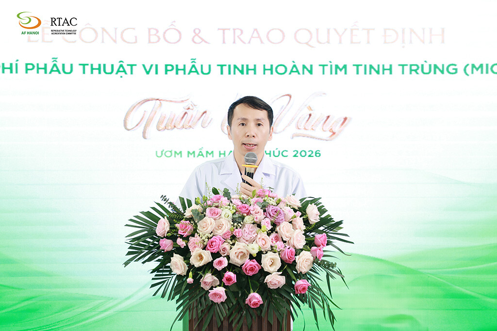 Ths Bs Đinh Hữu Việt Trưởng Khoa Nam Học Công Bố Quyết định 10 Ca Miễn Phí Vi Phẫu Tinh Hoàn Tìm Tinh Trùng Micro Tese (2)